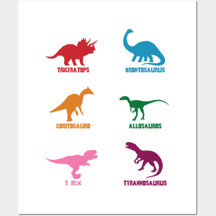 Types Of Dinosaurs Posters and Art